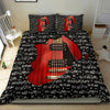 Musical Red Guitar Inside Bedding Set