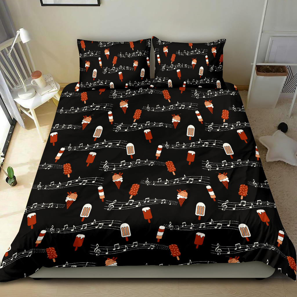 Music Notes Ice Cream Bedding Set
