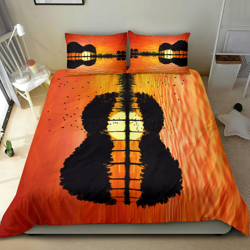 Guitar Sunset Bedding Set