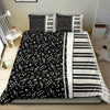 Sheet Music And Piano Black Bedding Set - { shop_name }} - Review