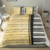 Old Sheet Music And Piano Bedding Set