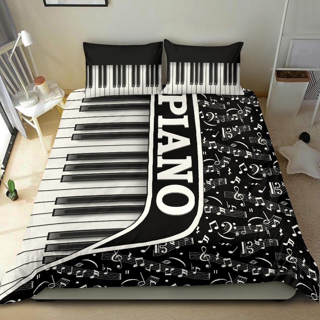 Piano Black Bedding Set
