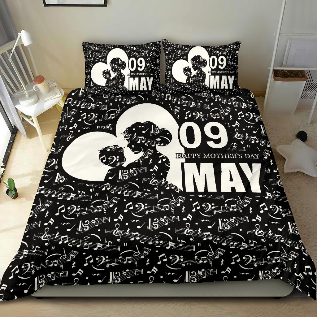 Mother's Day Music Black Bedding Set - { shop_name }} - Review