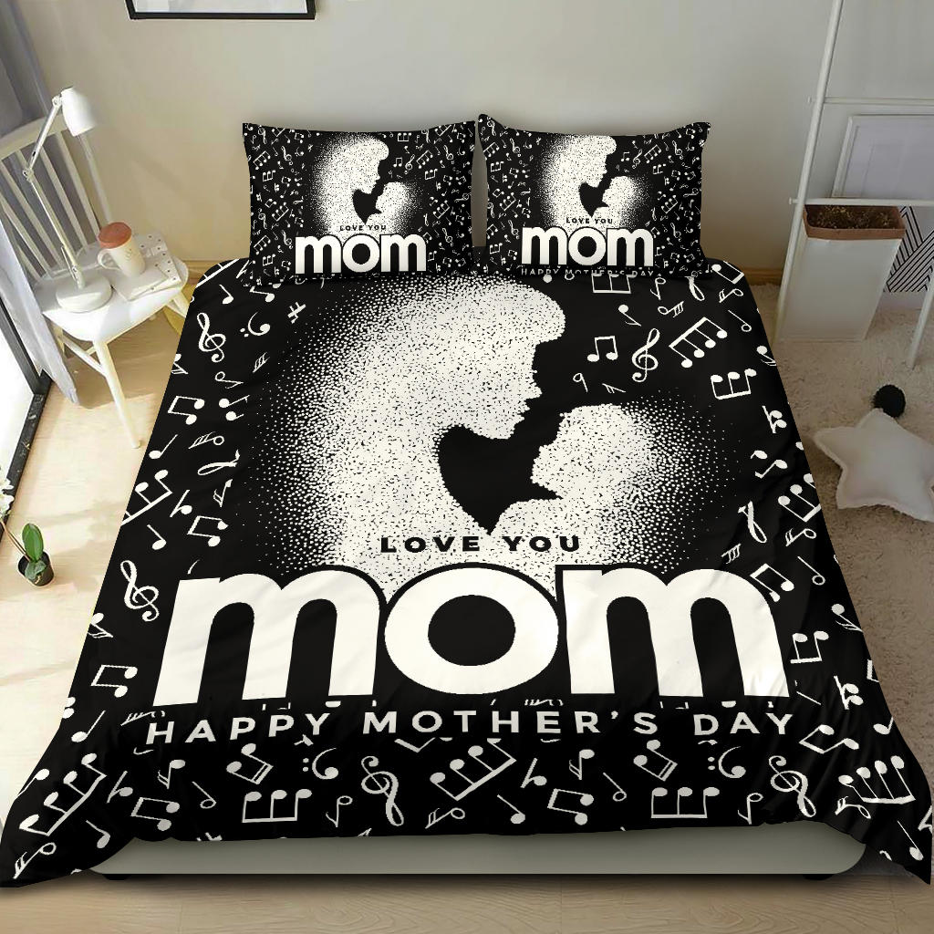 Musical Notes Mom's Day Bedding Set