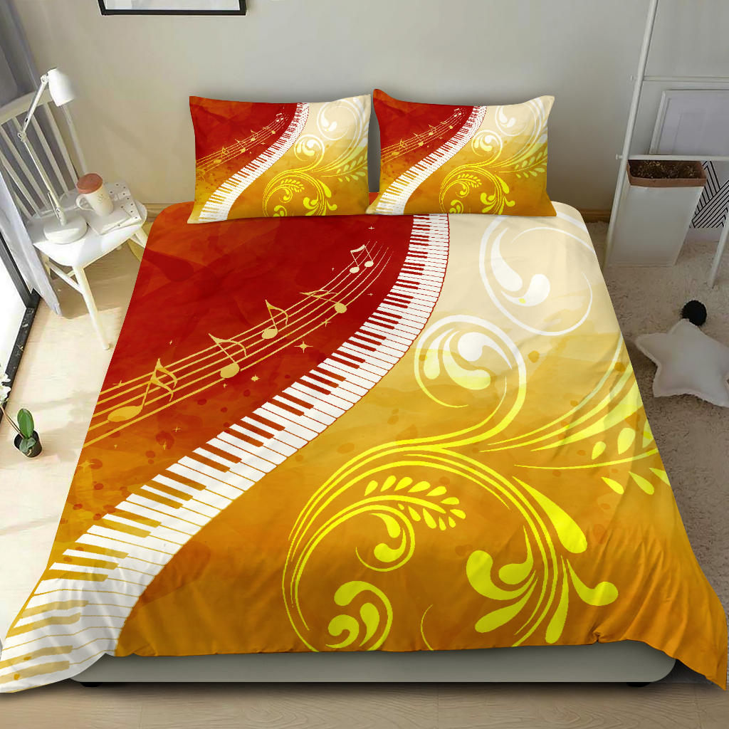 Piano Keys Music Art Bedding Set