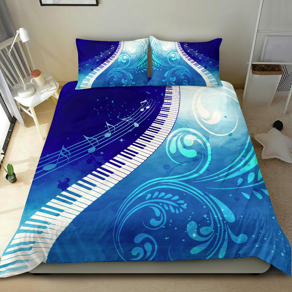 Music Piano Keys Art Bedding Set