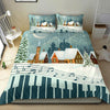 Music Christmas Bedding Set