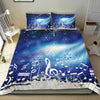 Music Notes Christmas Bedding Set