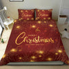 Music Notes Christmas Sparkle Bedding Set