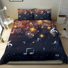 Musical Notes Sparkle Bedding Set