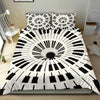 Piano Keys Hole Bedding Set