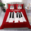 Piano Key And Musical Notes Bedding Set
