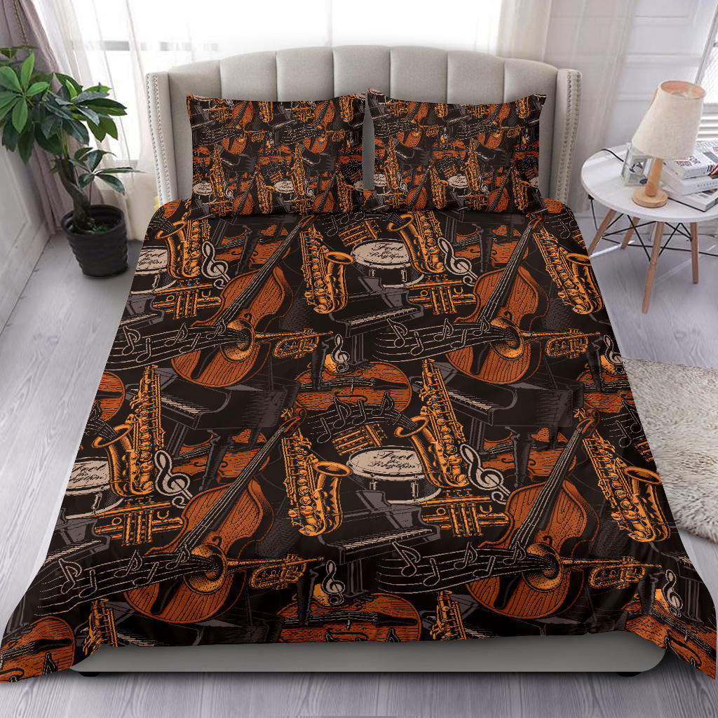 Music Instruments Art Bedding Set
