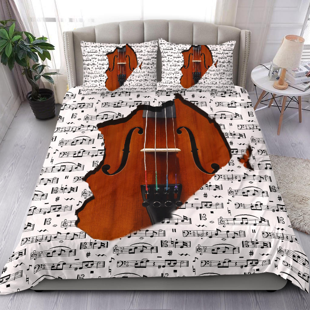 Violin Inside Bedding Set