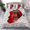 Music Red Guitar Inside Bedding Set