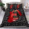 Musical Red Guitar Inside Bedding Set