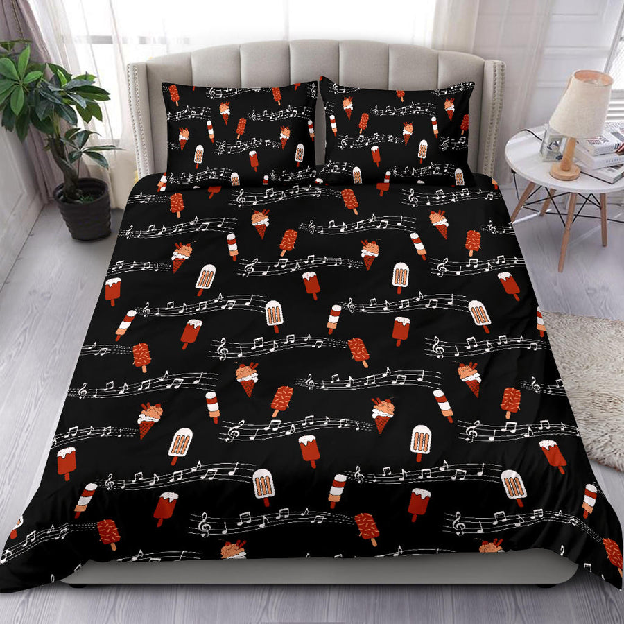 Music Notes Ice Cream Bedding Set