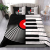 Piano Keys Vinyl Bedding Set