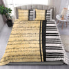 Old Sheet Music And Piano Bedding Set
