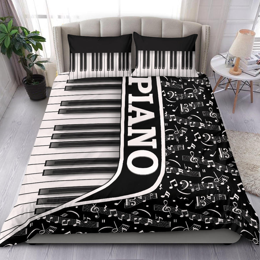 Piano Black Bedding Set