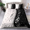 Piano Music Notes Bedding Set