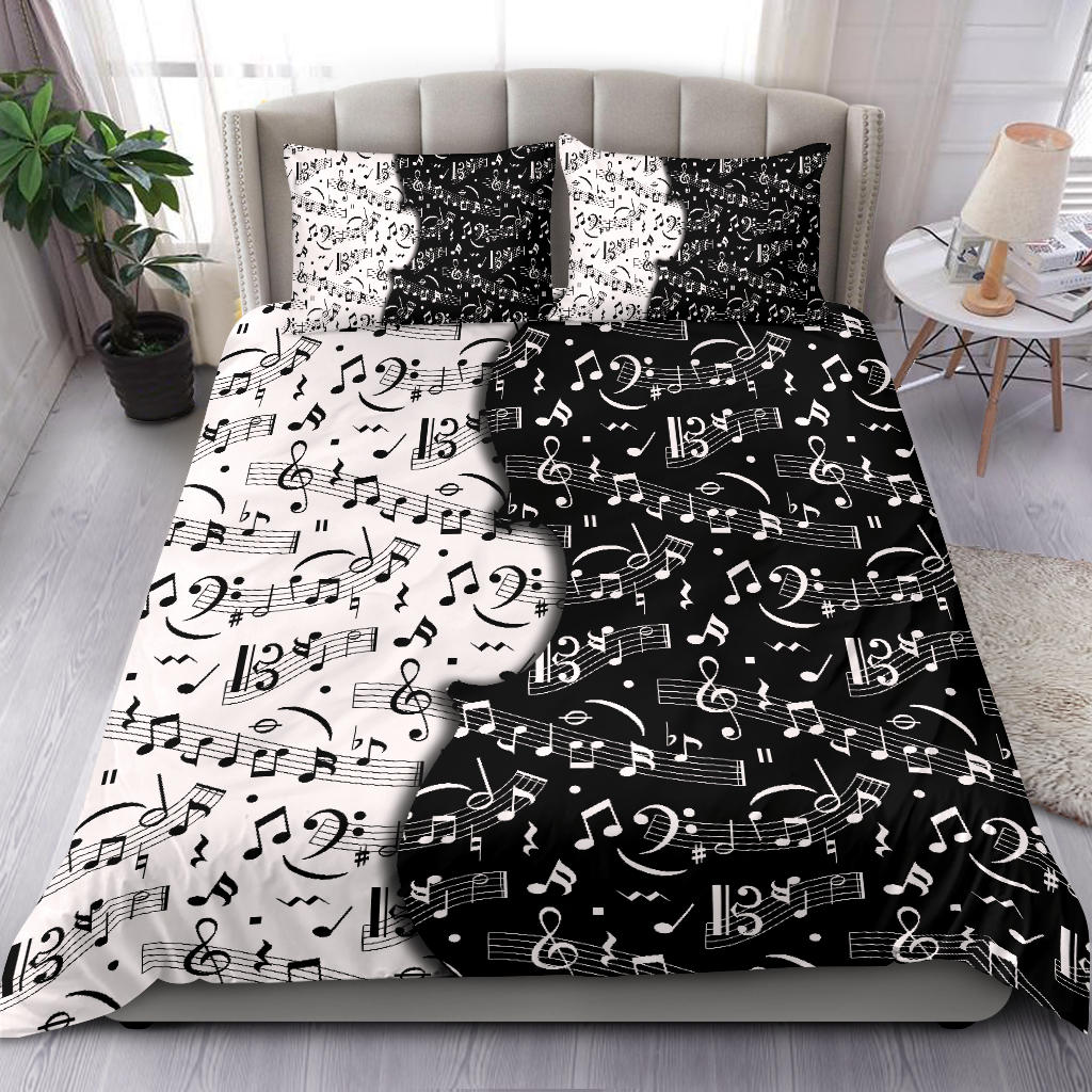Violin Musical Notes Bedding Set