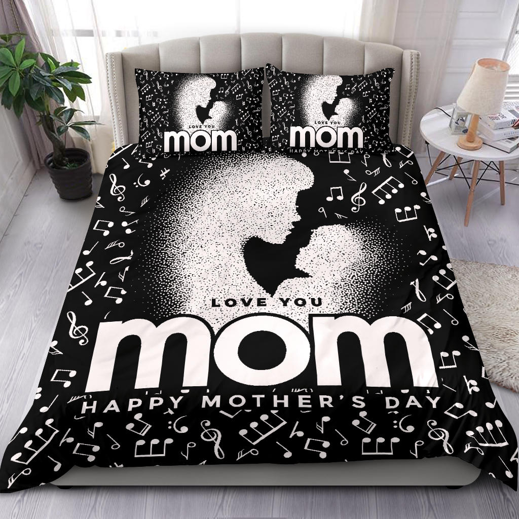Musical Notes Mom's Day Bedding Set