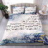 Music Notes Watercolor Bedding Set