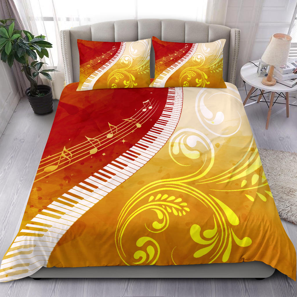 Piano Keys Music Art Bedding Set