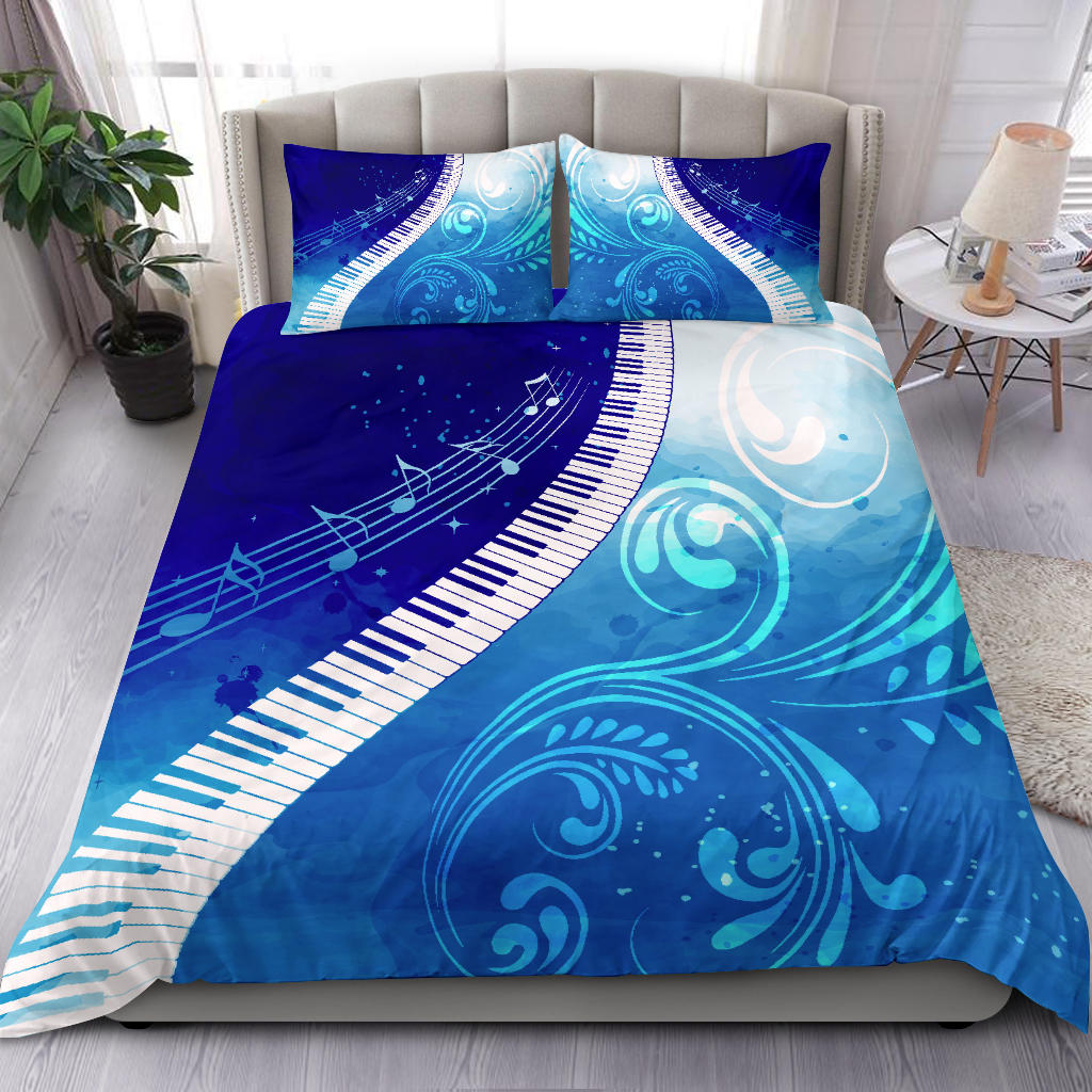Music Piano Keys Art Bedding Set
