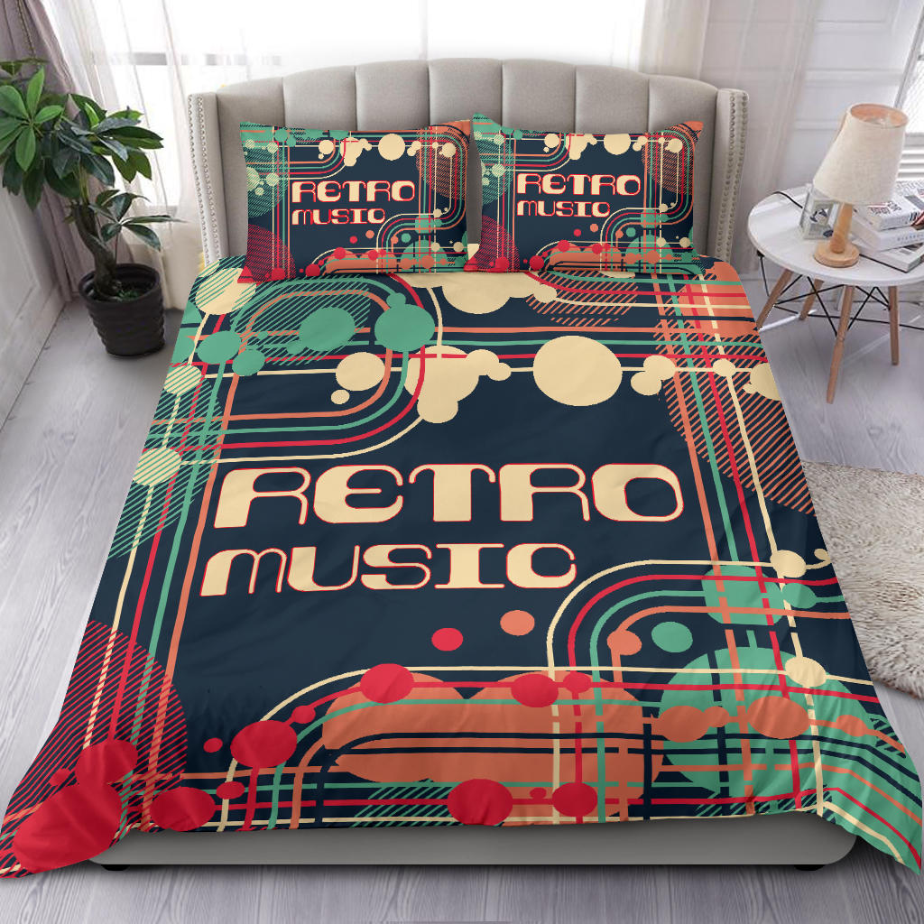 Retro Music Bedding Set