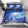 Music Notes Christmas Bedding Set