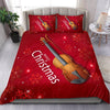 Violin Christmas Bedding Set