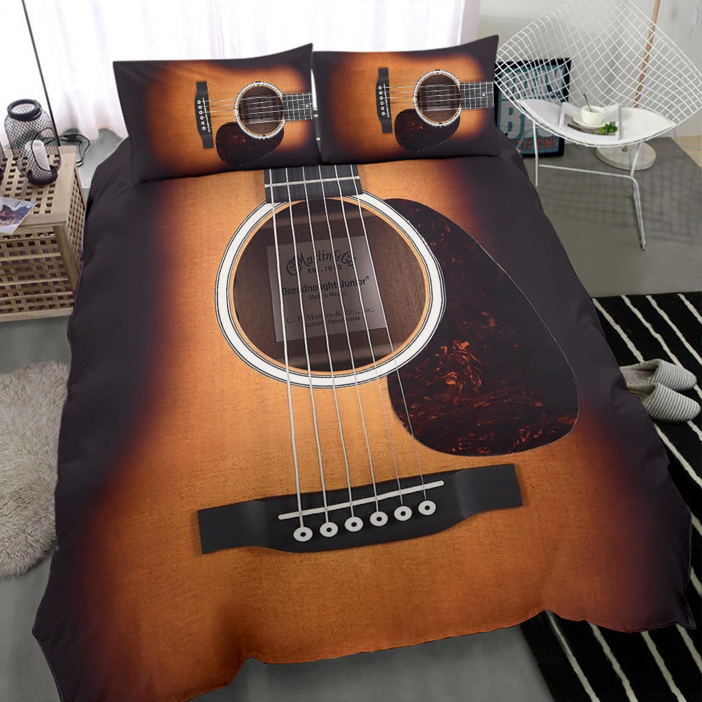 Awesome Wood Guitar Bedding Set