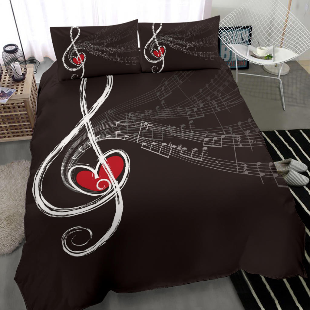 Music Notes Art Bedding Set