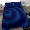 Blue Music Notes Bedding Set