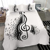 Violin Music Notes Bedding Set