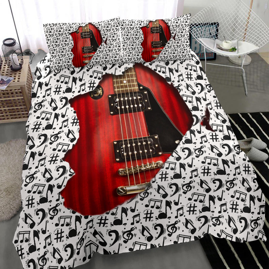 Guitar Inside Bedding Set - { shop_name }} - Review