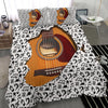 Wooden Guitar Inside Bedding Set