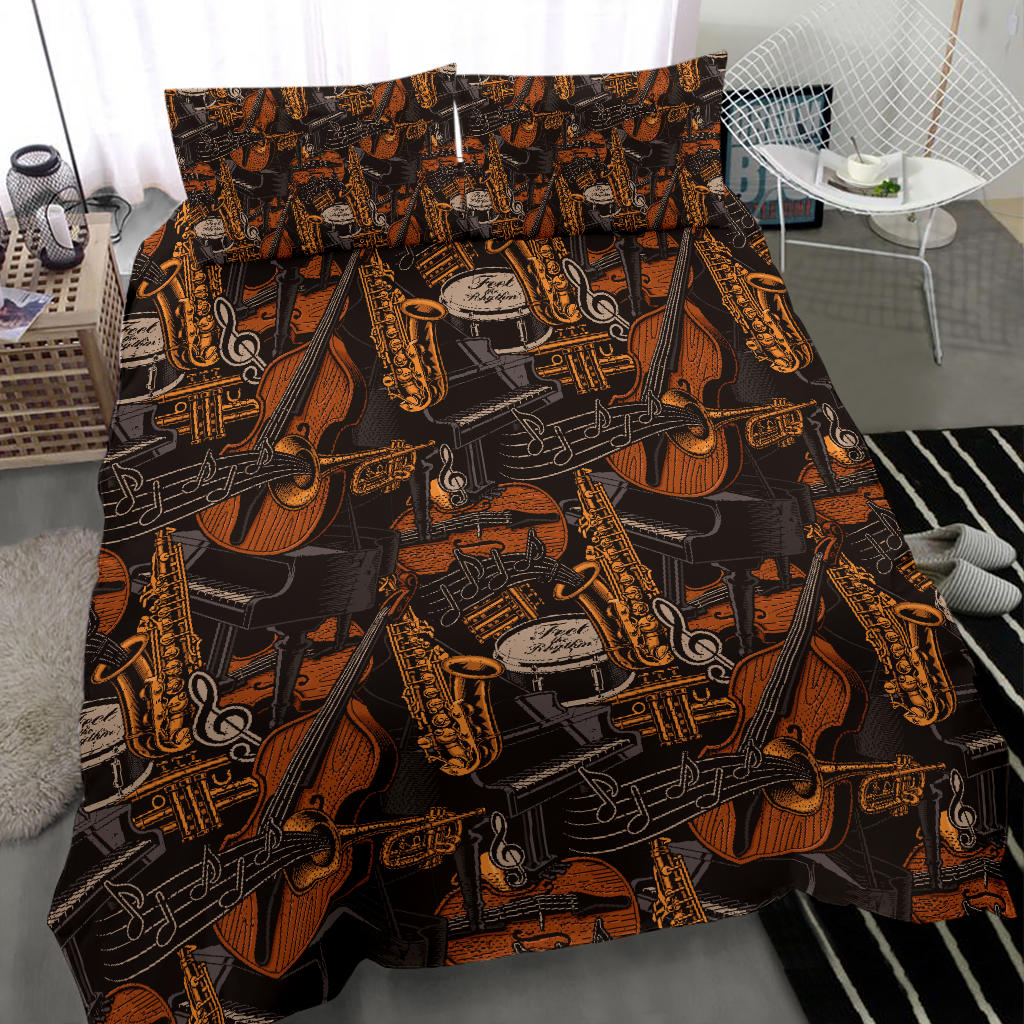 Music Instruments Art Bedding Set
