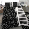 Sheet Music And Piano Black Bedding Set - { shop_name }} - Review