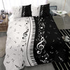 Piano Music Notes Bedding Set