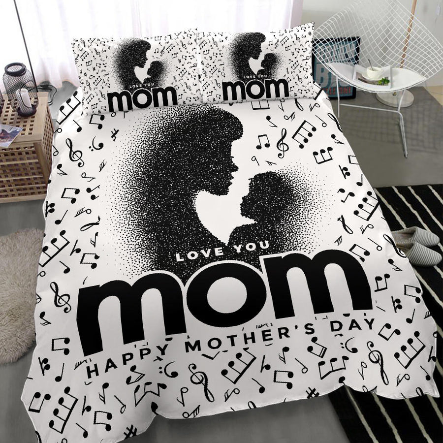 Music Notes Mom's Day Bedding Set