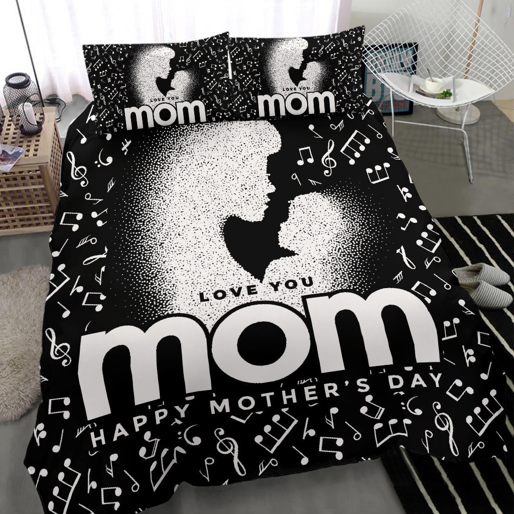 Musical Notes Mom's Day Bedding Set