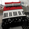 Piano Keys Music Notes Bedding Set