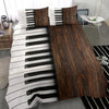 Wooden Piano Bedding Set