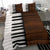 Wood Piano Keys Bedding Set