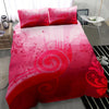 Music Notes Red Bedding Set