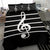 Treble Clef Black Bedding Set