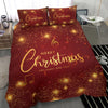 Music Notes Christmas Sparkle Bedding Set